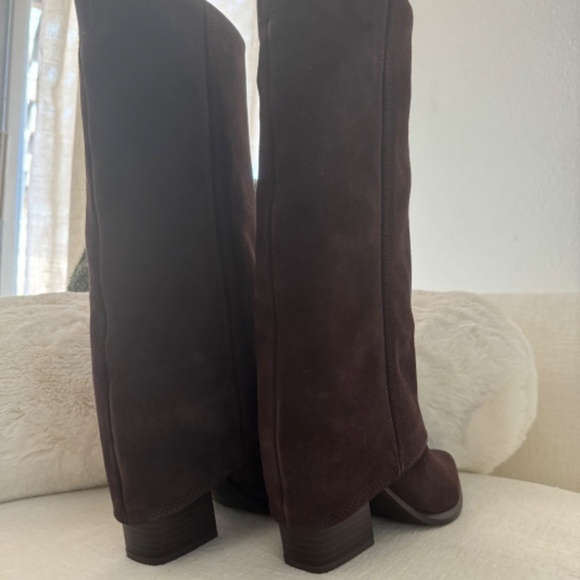 Nine West brand new brown suede fall boot - Picture 2 of 5